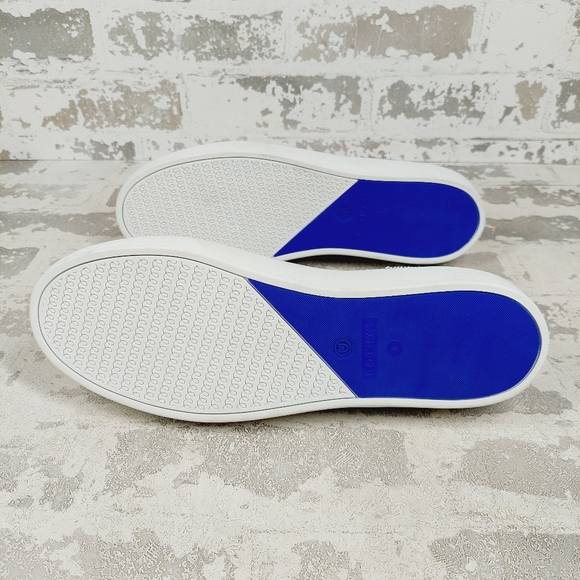 New Rothy’s Original Blue Knit Round Toe Slip On Reflector Sneaker E705 - Picture 6 of 9